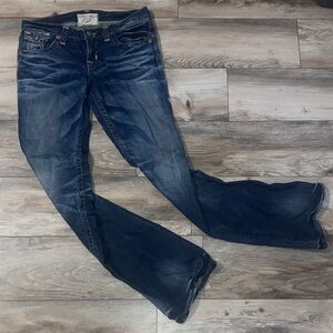 Big Star Live Bootcut Women’s Jeans Size 31XXL with Flap Back Pockets